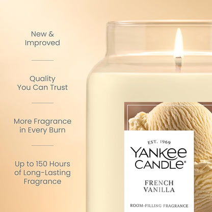 Yankee Candle Vanilla Cupcake Scented Candle, 22oz Large Jar