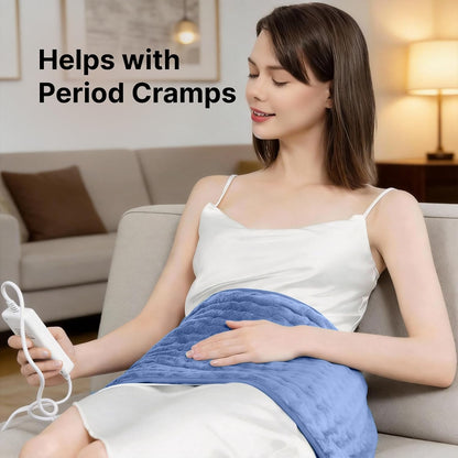 Heating Pad for Back, Neck, and Shoulder Pain Relief, Electric Heat Pad with 6 Heat Levels, Moist Heat Option, Auto Shut-Off, Birthday Christmas Gifts for Women Men Mom Dad Grandma, Gifts for her