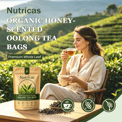 Nutricas Oolong Tea, OrganicTea Bags, Smooth Aroma, 20 Tea Bags