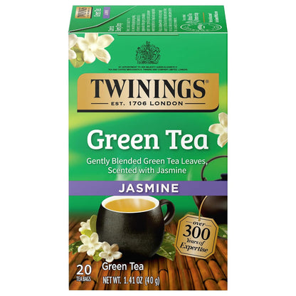 TWININGS TEA, TEA,GREEN,JASMINE 20 BAG
