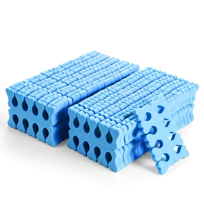 100 Pcs Sponge Toe Separators Soft Finger Separators Premium Pedicure Tool Kit Flexible Toe Divider Spacer for Polishing Pedicure Manicure Coating Nail Art Beauty Accessories (Pink)