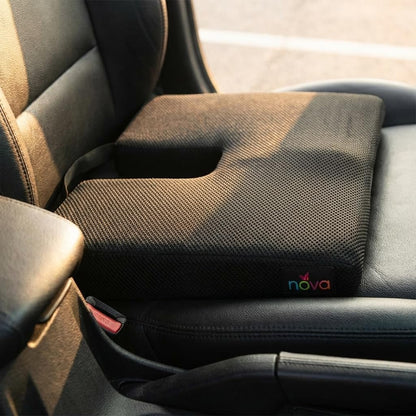 NOVA Medical Products Coccyx Gel Foam Car & Seat Cushion, Black