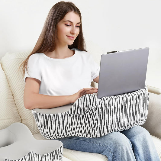 DONAMA Cervical Pillow for Neck and Shoulder,Contour Memory Foam Pillow,Ergonomic Neck Support Pillow for Side Back Stomach Sleepers with Pillowcase