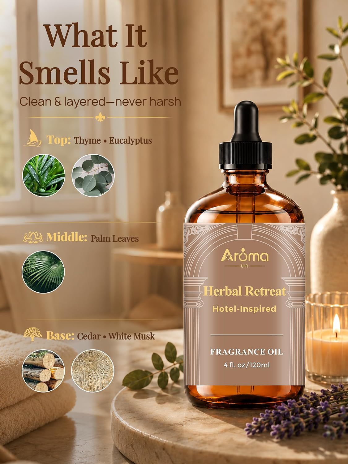Ocean Breeze Lobby Fragrance Oil, Hotel-Inspired Coastal Resort Scent, Diffuser Oil for Home Diffusers and Crafting