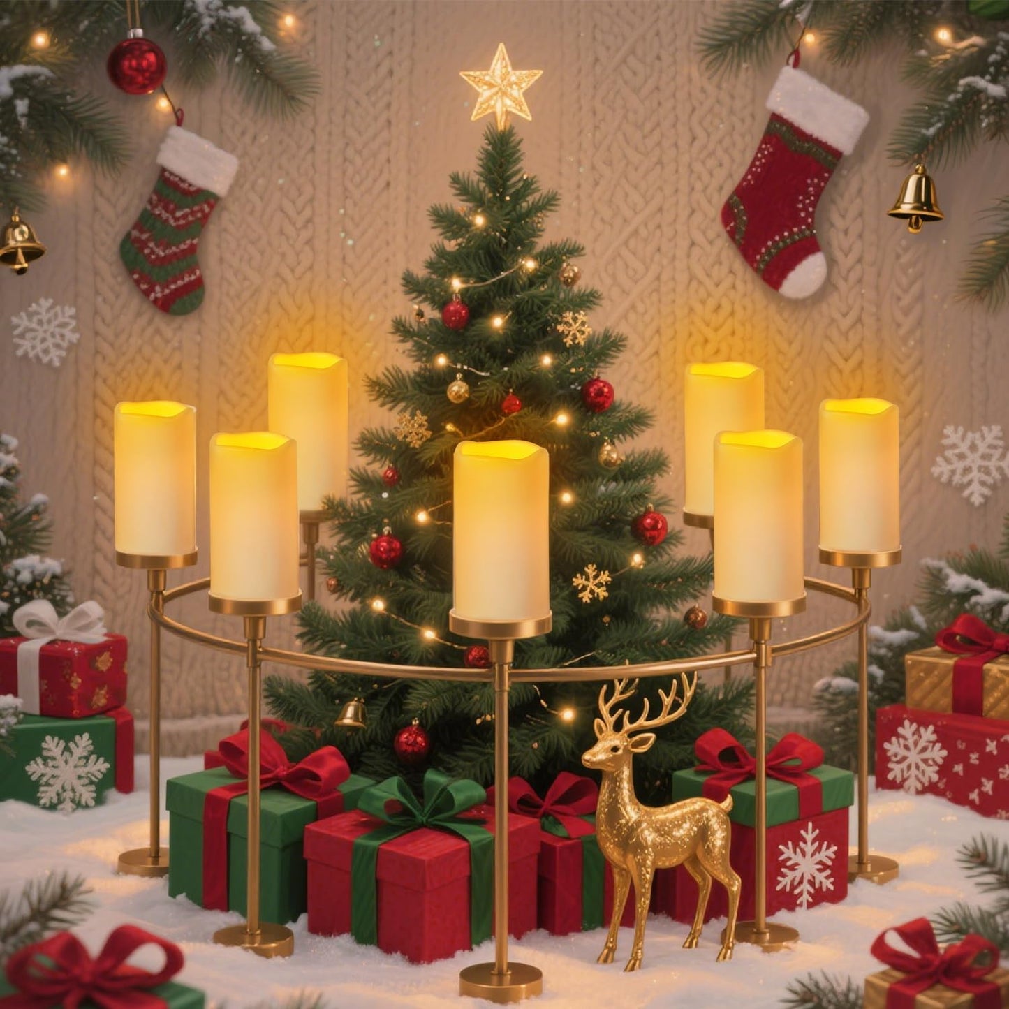 Flameless Candles 4" 5" 6" Outdoor Indoor Pillars Battery Operated Flickering Candles Include 10-Key Remote Timer 400+ Hours by 2 AA Batteries (Ivory Candle - Warm light, 3"D x 4"|5"|6" H - 3 Pack)