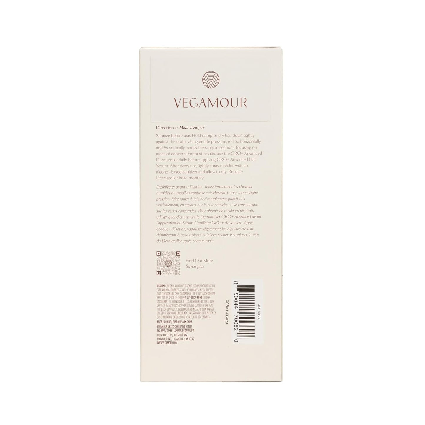VEGAMOUR GRO+ Advanced Dermaroller for the Scalp, Gently Exfoliates to Help Promote Hair Density, Fuller Looking Hair with Continued Use