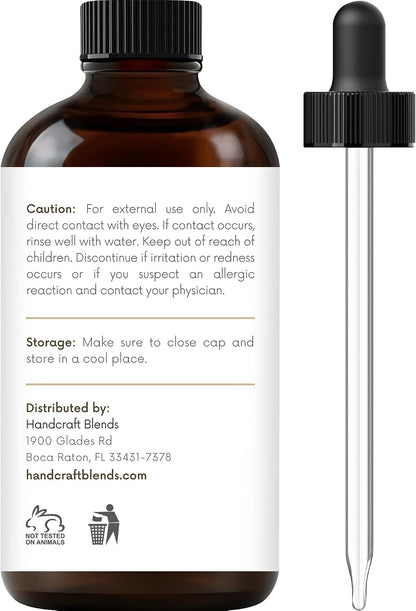 Handcraft Blends Lavender Essential Oil – Huge 4 Fl Oz – Essential Oil for Diffuser and Aromatherapy, Skin, Massage, Candle and Soap Making Fragrance
