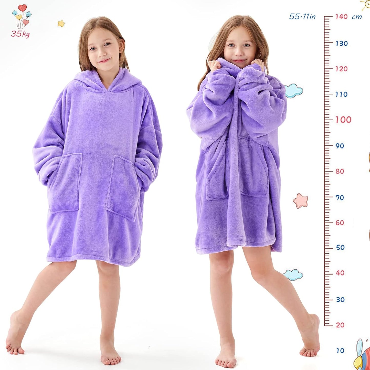 Aemicion Strawberry Blanket Hoodie,Oversized Sherpa Wearable Hooded Blanket,Warm Cozy Sweatshirt Gifts for Women Girls Adult