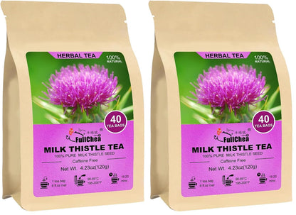 FullChea - Lemon Balm Tea Bags, 100 Count - Pure & Natural Dried Lemon Balm Leaves - Melissa Officinalis - Caffeine-free Herbal Tea for Relaxation - Non-GMO