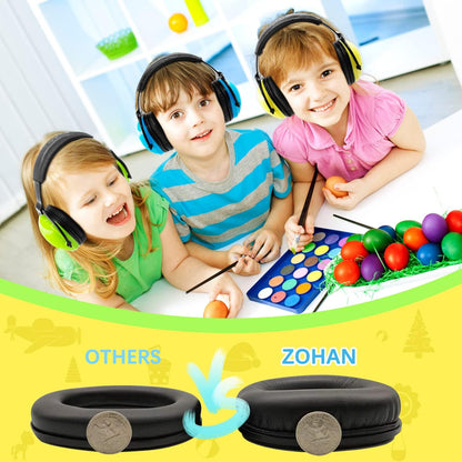 ZOHAN EM030 Kids Ear Protection, Noise Cancelling Headphones Ear Muffs for Autism Sensory, Safety Noise Reduction Hearing Protection for Monster Truck/Concerts/Fireworks/Air Shows