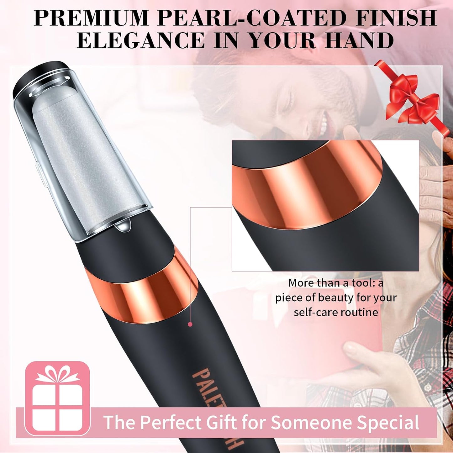 Foot Callus Remover, Electric Callus Remover for Feet with Dual Roller Heads, 2 Speeds & LED Light, 3× Faster Than Manual, 90-Min Runtime, Pedicure Tools for Feet, Foot File for Home Use