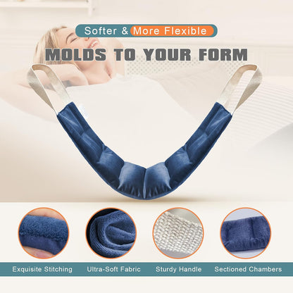 UNCN Heating Pad for Neck Shoulders & Back Microwavable Wrap Lavender Scent