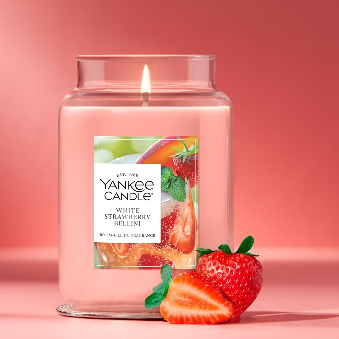 Yankee Candle Pink Sands Scented Candle, 22oz Large Jar