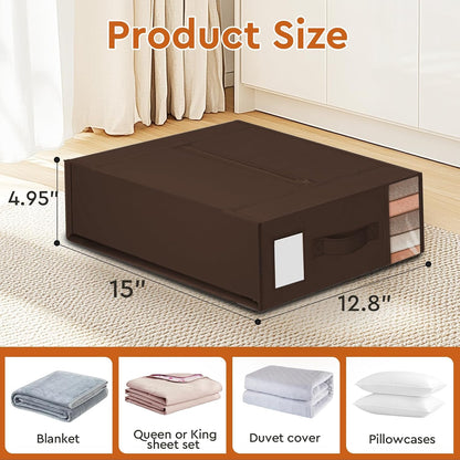 StorageTastic Bed Sheet Closet Organizers and Storage Under Bed Storage