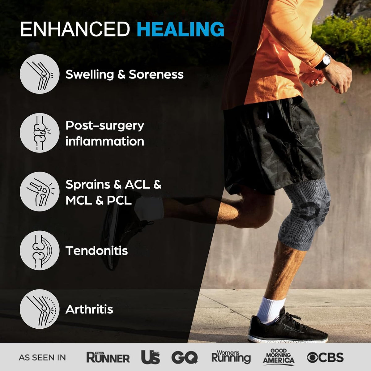 NEENCA Professional Knee Brace, Medical Knee Support for Women & Men Relief