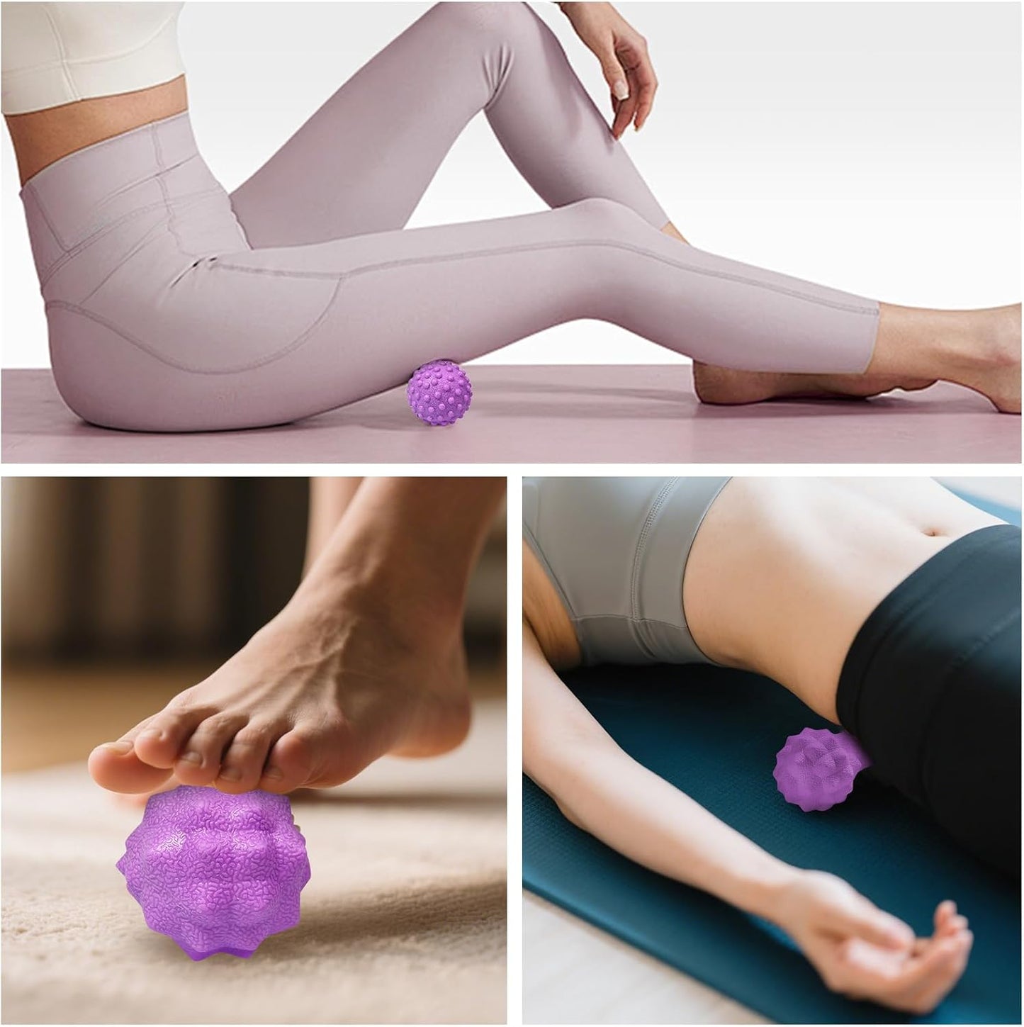 Foot Massage Ball Myofascial Release, Pain Relieve from Plantar Fasciitis, Massage Tool for Tight Muscles and Sore Feet, Restore Foot Massage Roller