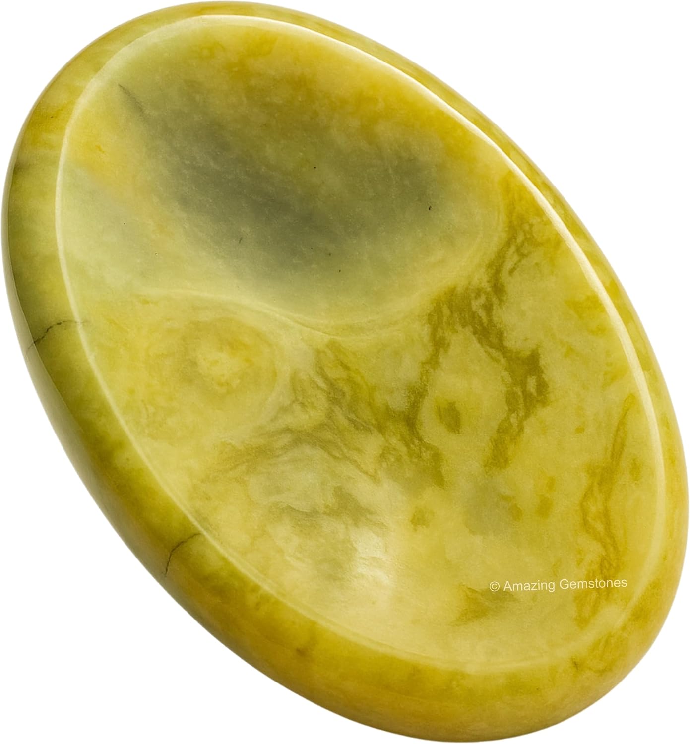 Amazing Gemstone Labradorite Thumb Worry Stone, Anxiety Stone, Healing Crystals - Piedra Crystal Fidget for Gift, Meditation, Calming, Relaxation, Stress Relief - Colors C