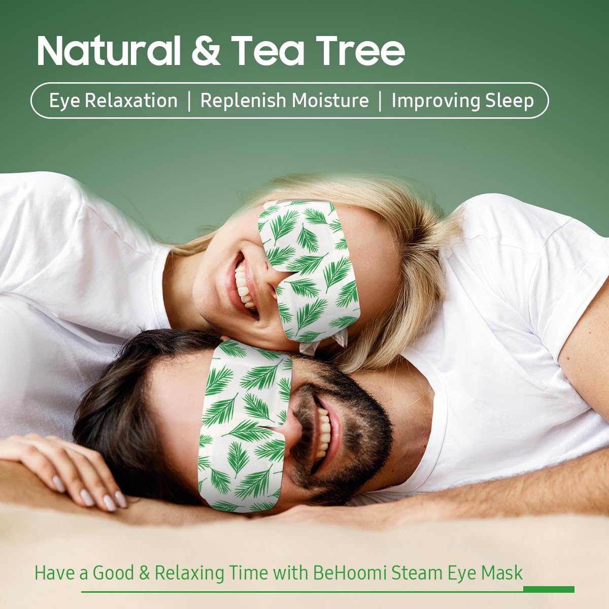 BeHoomi 20 Packs Steam Eye Mask, Heated Eye Mask Warm Compress for Eyes, Disposable Self Heating Steam Mask for Home, Sleep, Spa, Travel Essentials & Relaxation Gifts for Women (Lavender)