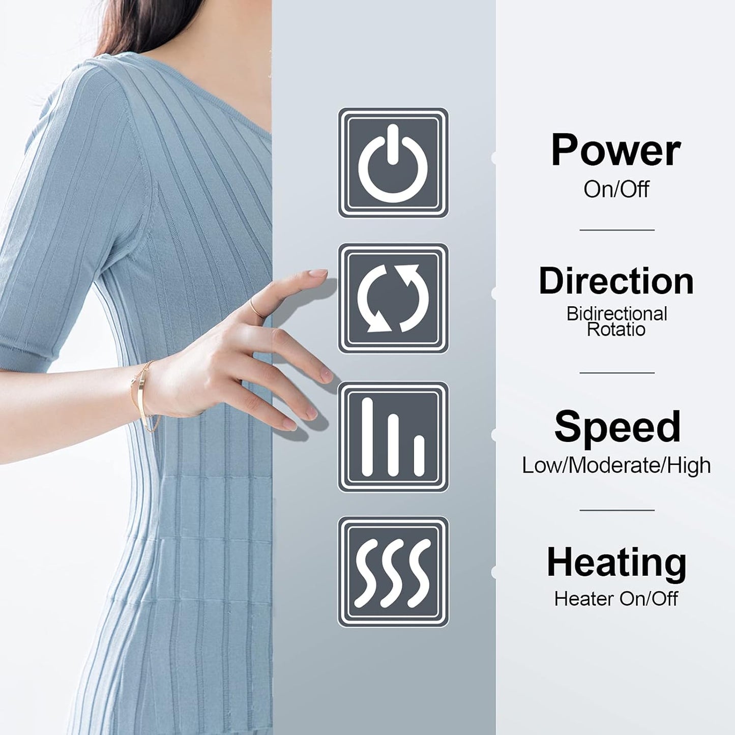 Shiatsu Neck Back and Shoulder Massager with Heat for Pain Relief Deep Tissue, Christmas Women Men Gifts for Mom Dad, Wife Husband, Him Her, Fathers Day, Mothers Day, Birthdays Gift (NOT Cordless)
