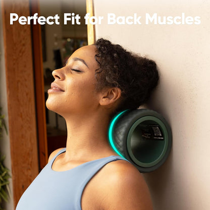 FitBeast Back Roller - Deep Tissue Massage Wheel, Yoga Wheel & Back Stretcher for Pain Relief (12'')