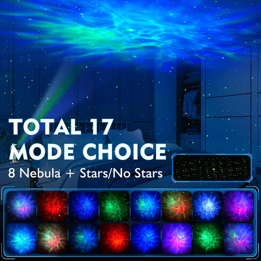 Astronaut Galaxy Projector, Star Projector with 8 Colors LED Nebula Effects