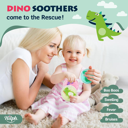 Hilph Kids Ice Packs for Boo Boos, 3 Gel Ice Packs for Injuries Reusable