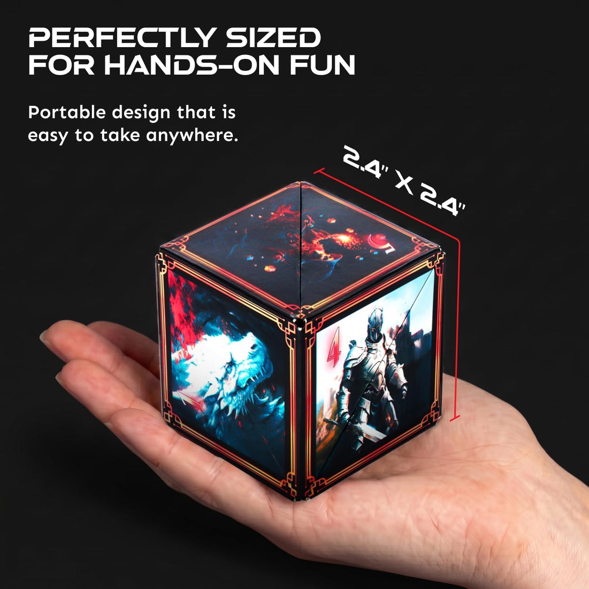 Shashibo DODECA Magnetic Puzzle Cube, Stress Relief Fidget Toy - Colors A