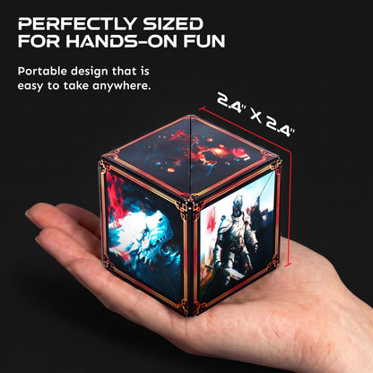 Shashibo DODECA Magnetic Puzzle Cube, Stress Relief Fidget Toy - Colors A