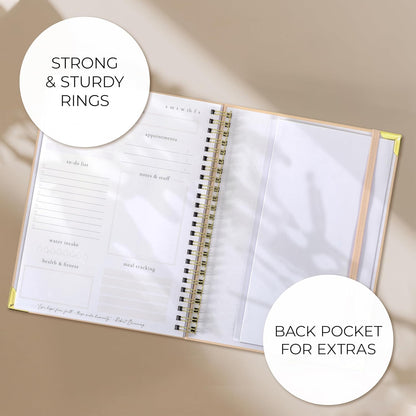 Beautiful To Do List Notebook - Aesthetic Undated ADHD Daily Planner Gift