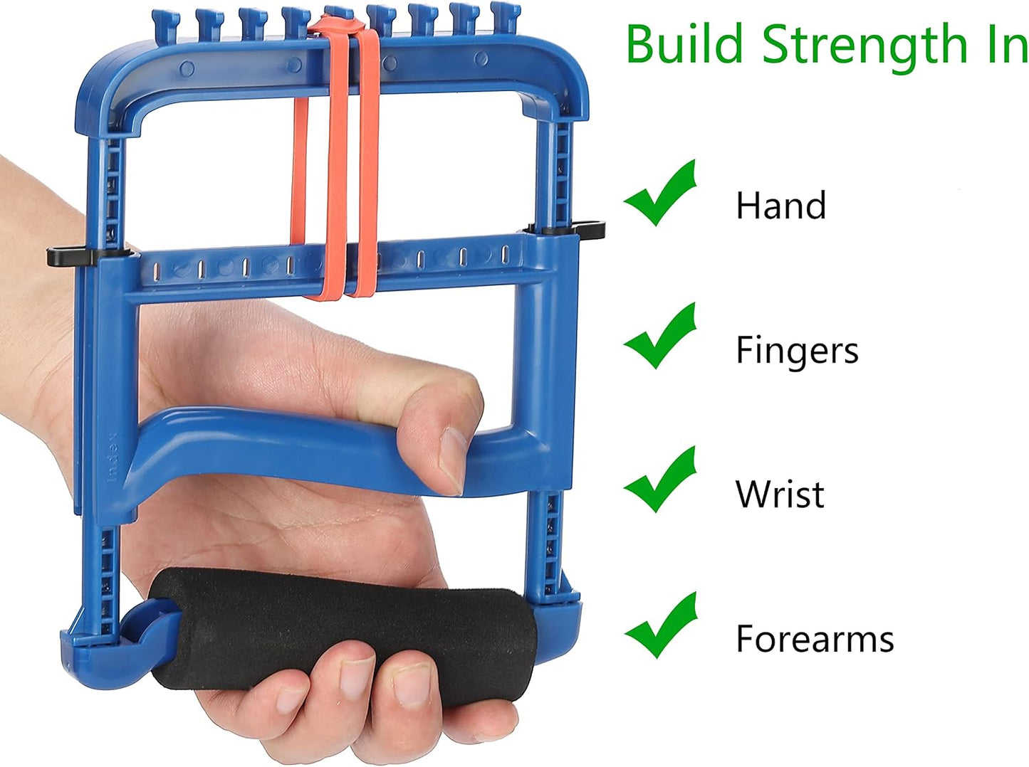 YPCBYNBS Hand Exerciser,Strength Training Grip Strengthener for Physcial Therapy,Blue
