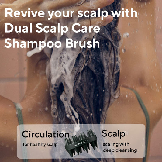 AROMATICA Dual-sided Scalp Care Shampoo Brush