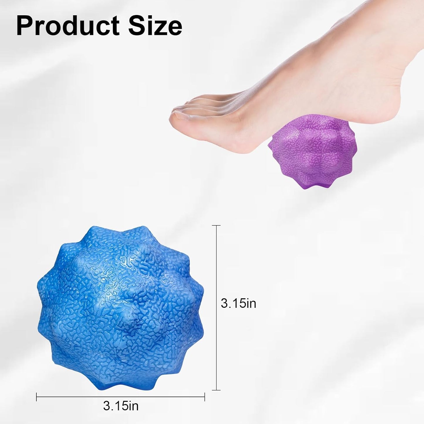 Foot Massage Ball Myofascial Release, Pain Relieve from Plantar Fasciitis, Massage Tool for Tight Muscles and Sore Feet, Restore Foot Massage Roller