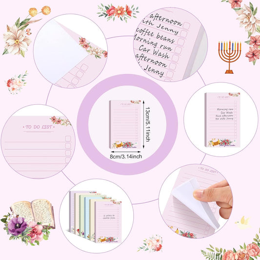 300 Sheets to Do List Notepad Daily Checklist Sticky Notes Cute Undated Memo Pad Color Block to Do Note Pad Weekly Plan Agenda and Organizer Planners for College(Classic Style,3.14 x 5.11 Inch)