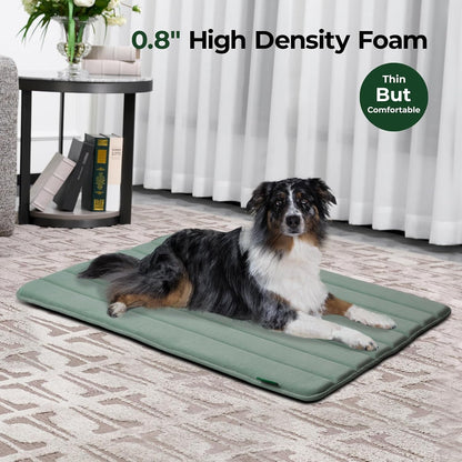 BALANCE Dog Crate Pad, Dog Foam Crate Mat Kennel Pad, Washable Water-Resistant Pet Bed Flat Dogs Cage Mat for Large Dogs