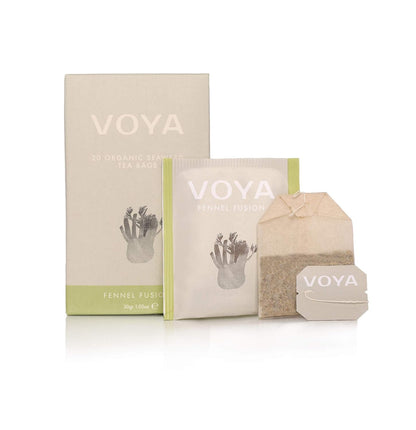 VOYA Fennel Fusion Organic Seaweed Tea, 20 Infusion Bags, 1.06oz