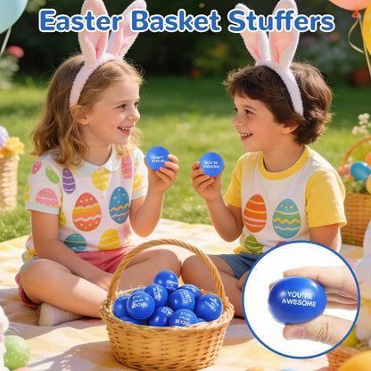 108 Pack Motivational Stress Balls Bulk for Adults & Kids Foam Stress Toys
