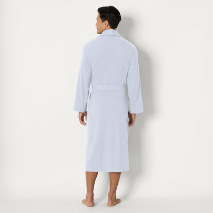 Amazon Essentials Men's Lightweight Cotton Waffle Bath Robe, Mid-Length Loungewear (Available in Big & Tall)