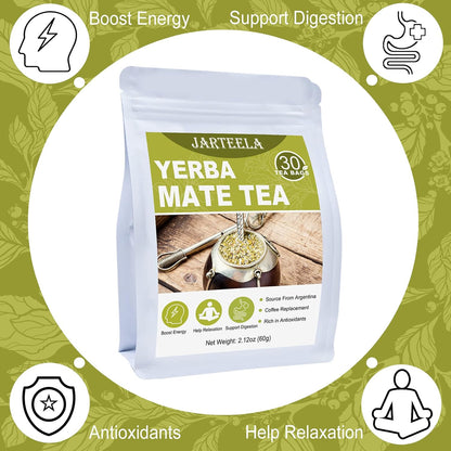 Jarteela Lemon Balm Tea, 1.5g x 60 Count - Natural Melissa Officinalis - Pyramid Herbal Lemon Balm Tea Bags for Digestion - Non-GMO - Caffeine-Free