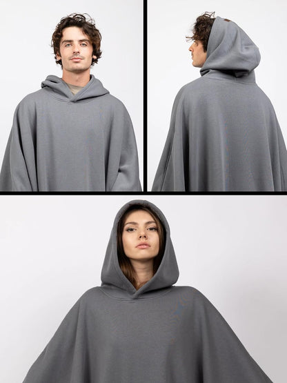 FREE THE SHEEP Eden Hoodie – Oversized Weighted Hoodie Cloak with Ultra-Soft Faux Fur Liner