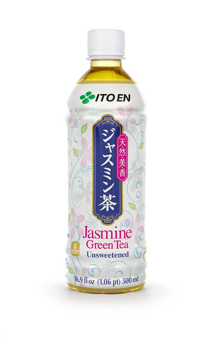 Ito En Jasmine Green Tea Unsweetened 16.9 Fluid Ounce (Pack of 12), 0 Calories…