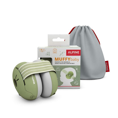 Alpine Muffy Baby Ear Protection for Babies and Toddlers up to 36 Months - CE & ANSI Certified - Noise Reduction Earmuffs - Comfortable Baby Headphones Against Hearing Damage & Improves Sleep - Blush