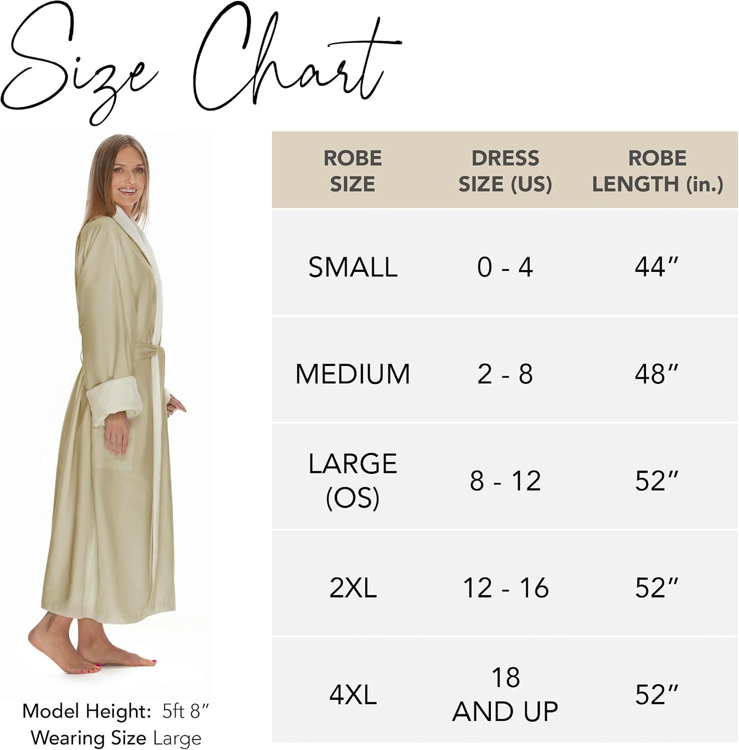 Women's Microfiber Robe by BOCA, Luxury Hotel Bathrobe, Generous Sizing