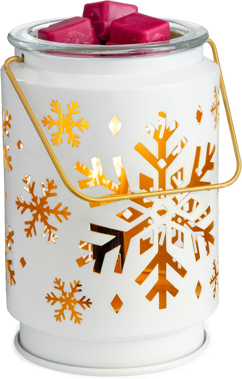 Candle Warmers ETC. Vintage Bulb Illumination Fragrance Warmer- Light-Up Warmer for Warming Scented Candle Wax Melts and Tarts to Freshen Room, Apothecary