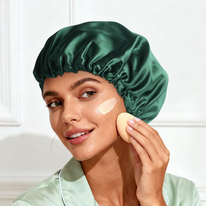 Satin Bonnet Double Layer Silk Bonnet for Sleeping Women for Natural Curly