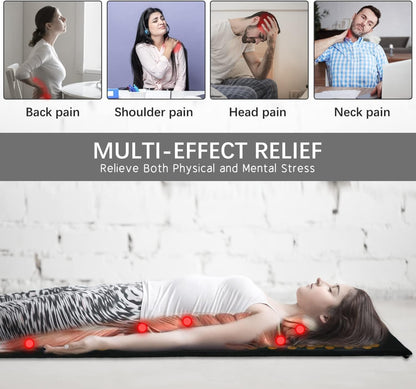 Extra Long Yoga Acupressure Mat Set,Massage Acupuncture Mat Large,Magnetic Mat Acupressure Body mat and Pillow for Neck Back Pain Relief(Grey)