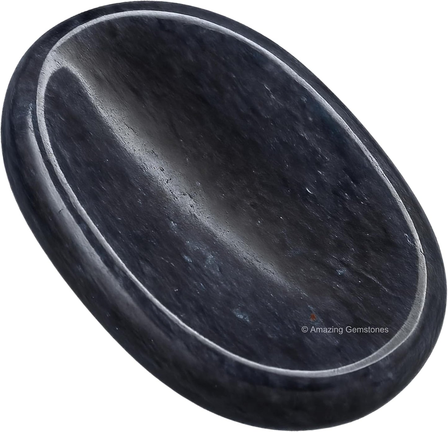 Amazing Gemstone Labradorite Thumb Worry Stone, Anxiety Stone, Healing Crystals - Piedra Crystal Fidget for Gift, Meditation, Calming, Relaxation, Stress Relief - Colors A