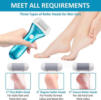 Electric Foot Callus Remover, Rechargeable Electronic Foot File Pedicure Kits, Electric Callus Remover for Feet, Foot Scrubber Dead Skin Remover, Professional Foot Care for Dead Skin Ideal Gift