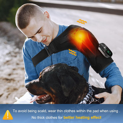 DREAMSOME Shoulder Heating Pad, Heated Shoulder Massager for Pain Relief