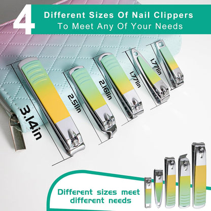 Manicure Set 30 in 1 Nail Clipper set, REDFLOW nail clippers, fingernail & toenail clippers, Manicure Tools, pedicure tools, Suitable for Travel Manicure Kit, Nail Set Kit With Everything Profe