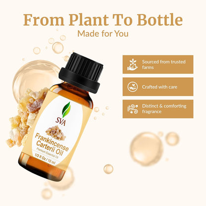 SVA Lavender Essential Oil 4 Fl Oz – for Diffuser, Skin & Hair Care – Ideal for Massage & DIY Blends – with Dropper
